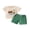 Green Bear, variant on BemeyourBBs Toddler Baby Boy Duck Hunting Fishing Outfit Infant Baby Boys Summer Clothes Casual Bear Fish Duck Animal Print Short Sleeve T Shirt Tops and Shorts 2 Pcs Set