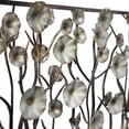 thumbnail image 5 of DecMode Indoor Silver Metal Traditional Floral Wall Decor, 5 of 12