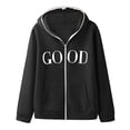 thumbnail image 4 of Mens And Womens Hooded Sweater European And American Personality Embroidery Casual Hop Hooded Sweater Cardigan Coat Top, 4 of 4