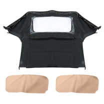 Black Soft Top with Windows Fit for 1990-2005 Mazda Miata Convertibles