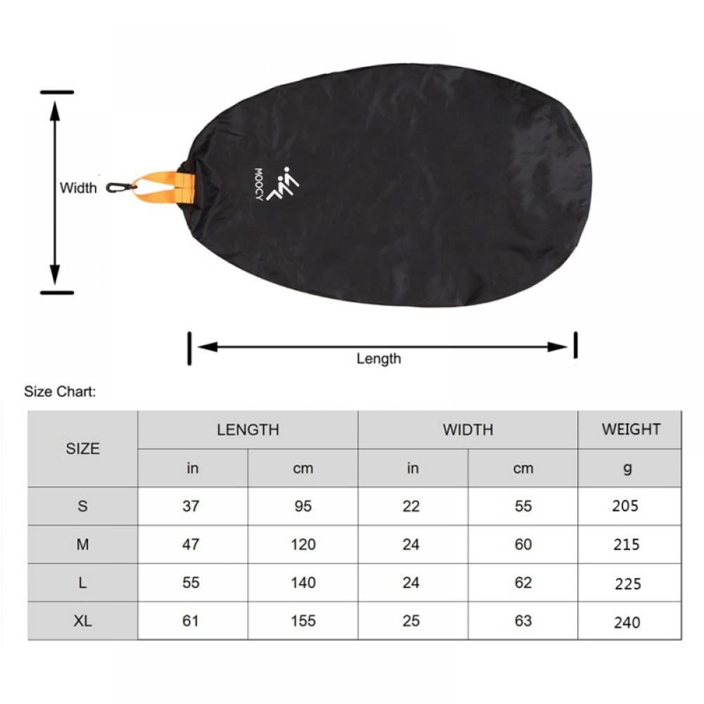 Universal Waterproof Kayak Cockpit Cover with Clips Ocean Cockpit Cover Protector