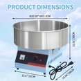 thumbnail image 2 of 1050W Electric Cotton Candy Machine Floss Maker with Stainless Steel Bowl, Sugar Scoop for Family and Various Party (Blue), 2 of 9