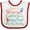 White and Red, variant on Inktastic Rugby Player Like Daddy Boys or Girls Baby Bib