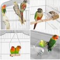 thumbnail image 6 of LILEYI 64inch Height Open Top Bird Cage Metal Parrot Cage w/Detachable Rolling Stand for Medium Small Parrot Parakeet Birds, 6 of 10