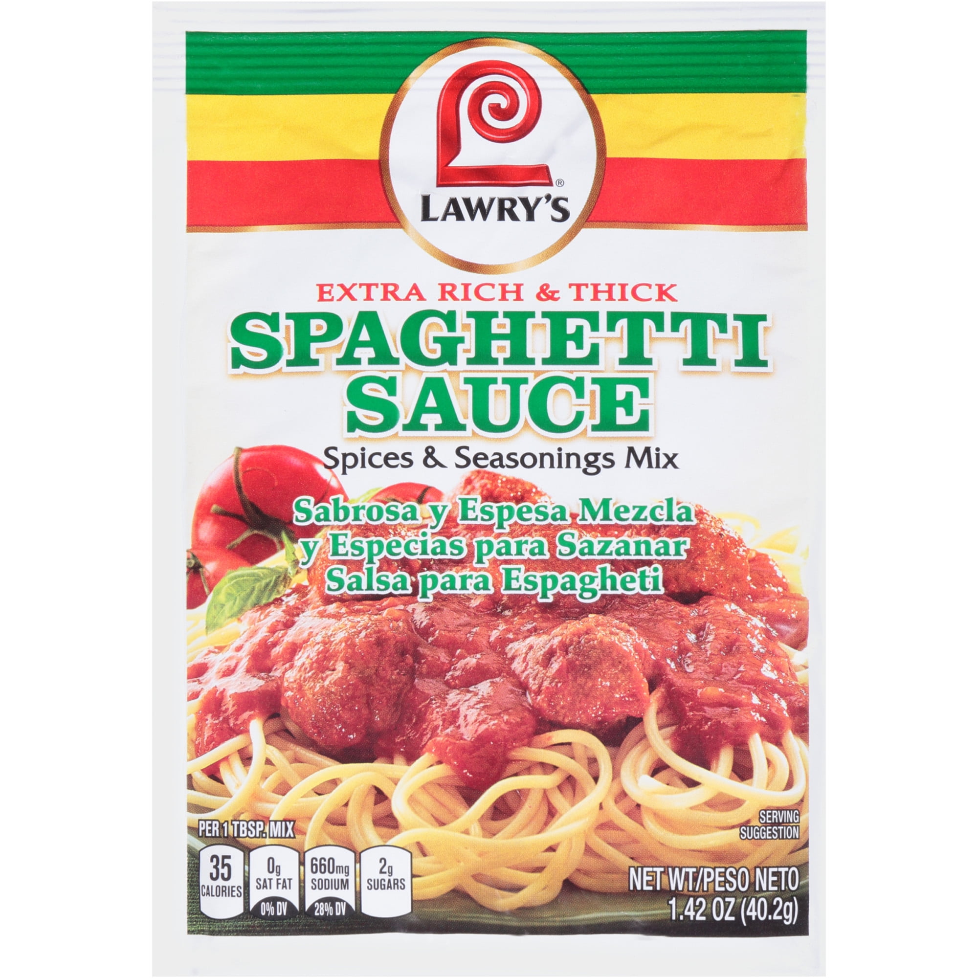 Lawry's Extra Rich & Thick Spaghetti Mix, 1.42 oz