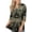 13 Multi Black, variant on Traleubie Plus Size Floral Tunic Tops for Womens 3/4 Roll Sleeve V Neck Blouses Long Sleeve Shirts of Female