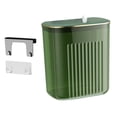 thumbnail image 4 of Cubo de basura colgante con tapa, contenedor de residuos de alimentos, contenedor de basura, contenedor de compost de cocina Verde L, 4 of 9
