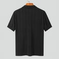 thumbnail image 4 of INCERUN Men Short Sleeve Turndown Collar Shirts Summer Tops, 4 of 5