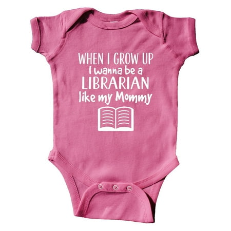 

Inktastic Future Librarian Like Mommy Gift Baby Girl Bodysuit