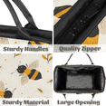 thumbnail image 4 of Herdesigns Honey Bee Travel Duffle Bag for Women Men, Waterproof Weekender Carry On Bag, Sport Gym Overnight Tote Hospital Personal Item Bag, 4 of 7