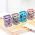 thumbnail image 4 of Compact Pencil Sharpener (Dual Hole Cutter, Handheld Sharpener), Dual-Hole Sharpener Accommodates Jumbo Pencils, Compact Shape Fits Pencil Case Compartments, By Meiiso, 4 of 4
