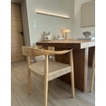 thumbnail image 6 of Set of 2 Wood and Rope Dining Chairs Exotic Boho Dining Room, 6 of 11