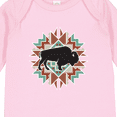 thumbnail image 4 of Inktastic Buffalo Cute Western Pattern Boys or Girls Long Sleeve Baby Bodysuit, 4 of 5