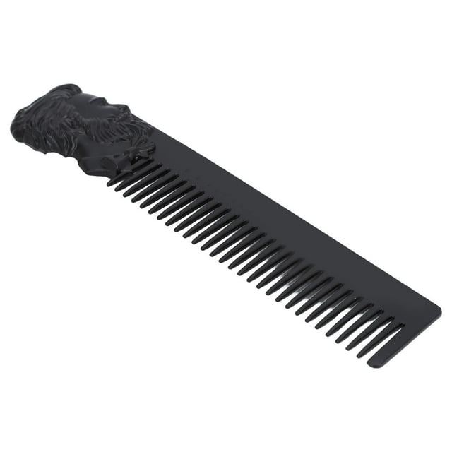 Octpeak Vintage Zinc Alloy Comb, Portable Zinc Alloy Oil Hair Comb Round Teeth Flexible For Daily Life For Barber