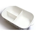 thumbnail image 3 of Microwavable Ceramic Bento Box With Seal Rectangular Shape With Dividers, 3 of 11