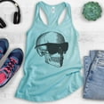 thumbnail image 2 of Skull With Sunglasses Tank Top, Ladies Racerback Tank Top, Halloween Tank, Skull Graphic Tank, Cancun, X-Large, 2 of 3