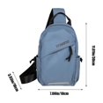 thumbnail image 3 of Mochila de hombro Hiroekza para hombre, bolso de viaje ligero y fácil de llevar, bolso pequeño informal para exteriores, liquidación, 3 of 6