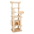 thumbnail image 7 of Pefilos 71" Cat Trees Tower for Large Cats, Indoor Anti-Dumping Pet Activity Cat Condo Furniture, Play House Kitty Kitten, Beige, 7 of 7