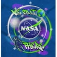 thumbnail image 2 of Airbrushed NASA We Out There Spaceman Romper Boys or Girls Infant Baby Brisco Brands 12M, 2 of 7