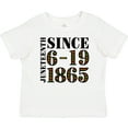 thumbnail image 3 of Inktastic Juneteenth Since 6-19-1865 Boys or Girls Baby T-Shirt, 3 of 5