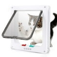 thumbnail image 2 of Puerta para gatos de 4 posiciones Puerta para gatos con tapa de túnel Puerta para gatos Puerta para gatos con cerradura Puertas para gatos para animales pequeños Cat Mate Bloqueable Fácil de instalar, 2 of 2