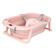 thumbnail image 3 of Bañera Tina Plegable Para Bebé Con Base Ibaby Santorini rosa, 3 of 8