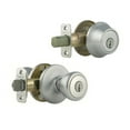 thumbnail image 3 of Kwikset 690T-26DS Combo Keyed Entry Tylo Knob with Single Cylinder Deadbolt SmartKey with RCAL Latch and RCS Strike Satin Chrome Finish, 3 of 5