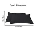 thumbnail image 5 of Lavish Cover Ultra Soft Waterproof Pillowcases, Machine Washable Pillow Protectors for Home Hotel, 2 Packs, Black, 5 of 9