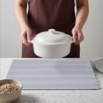 thumbnail image 4 of REGALWOVEN Rustic Placemats Set of 4 Rectangular Cotton Blend Placemats for Dining Table Decor Washable Kitchen Table Mat Wipe Clean Gray 15.7x11.8inch, 4 of 6