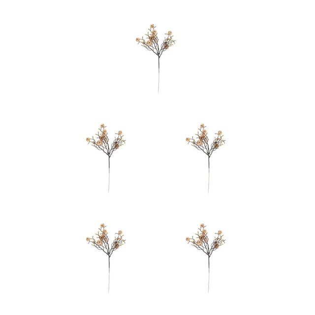 Cateissary Navidad bayas artificiales pino cono flor rama salón pared ventana boda fiesta decoración adornos Type2 NO2
