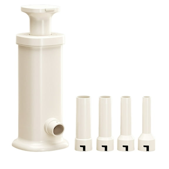 Homelife Sausage Machine with 4 Stuffing Tubes Manual Sausage Stuffer Maker Food-Grade Sausage Filling Tool Sausage Meat Stuffer Kitchen Supplies