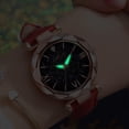 thumbnail image 4 of HBFAGFB Montre Femme Ceinture Givrée Montres Tendance Simples et à la Mode Robe Usage Quotidien Rouge, 4 of 7