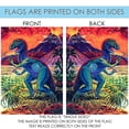 thumbnail image 5 of Toland Home Garden Run Dino Run Dinosaurs Dinosaur Flag Double Sided 28x40 Inch, 5 of 5