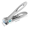thumbnail image 2 of Idealforce Nail Clippers for Men Thick Nails, Heavy Duty Toenail Clippers for Seniors Thick Toenails with 16MM Wide Jaw, Sharp Stainless Steel Large Finger Nail Clippers Adult Cutter Trimmer, 2 of 6