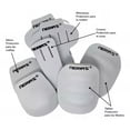 thumbnail image 2 of Integraciones para Fútbol Americano Set De 7 Pads Tablas, Nitros, Riñonera y Coxera Talla Mediano-Adulto Color Blanco, 2 of 4
