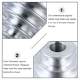 thumbnail image 3 of Roue de Pagode en Aluminium pour Courroie Dentée (Argent), 3 of 6