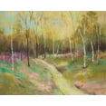 thumbnail image 2 of Joy, Julie 32x26 White Modern Wood Framed Museum Art Print Titled - Wooded Pathway II, 2 of 4