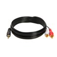 thumbnail image 1 of Cable Estéreo De Audio Macho De 3,5 Mm A 2 Rca De 6 Pies, 10 Pies, 12 Pies, 15 Pies, 25 Pies (6 Pies), 1 of 4