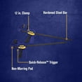 thumbnail image 2 of Irwin Quick-Grip 12" One-Handed Mini Bar Clamps, 2pk Light-Duty, 2 of 6
