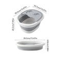 thumbnail image 3 of Bklubk Foldable Foot Bath Bucket With Handle And Lid Portable Foot Bath Spa Bucket With Massage Acupoints Portable Foot Bath Bucket Foldable Spa Bucket For Foot, 3 of 6