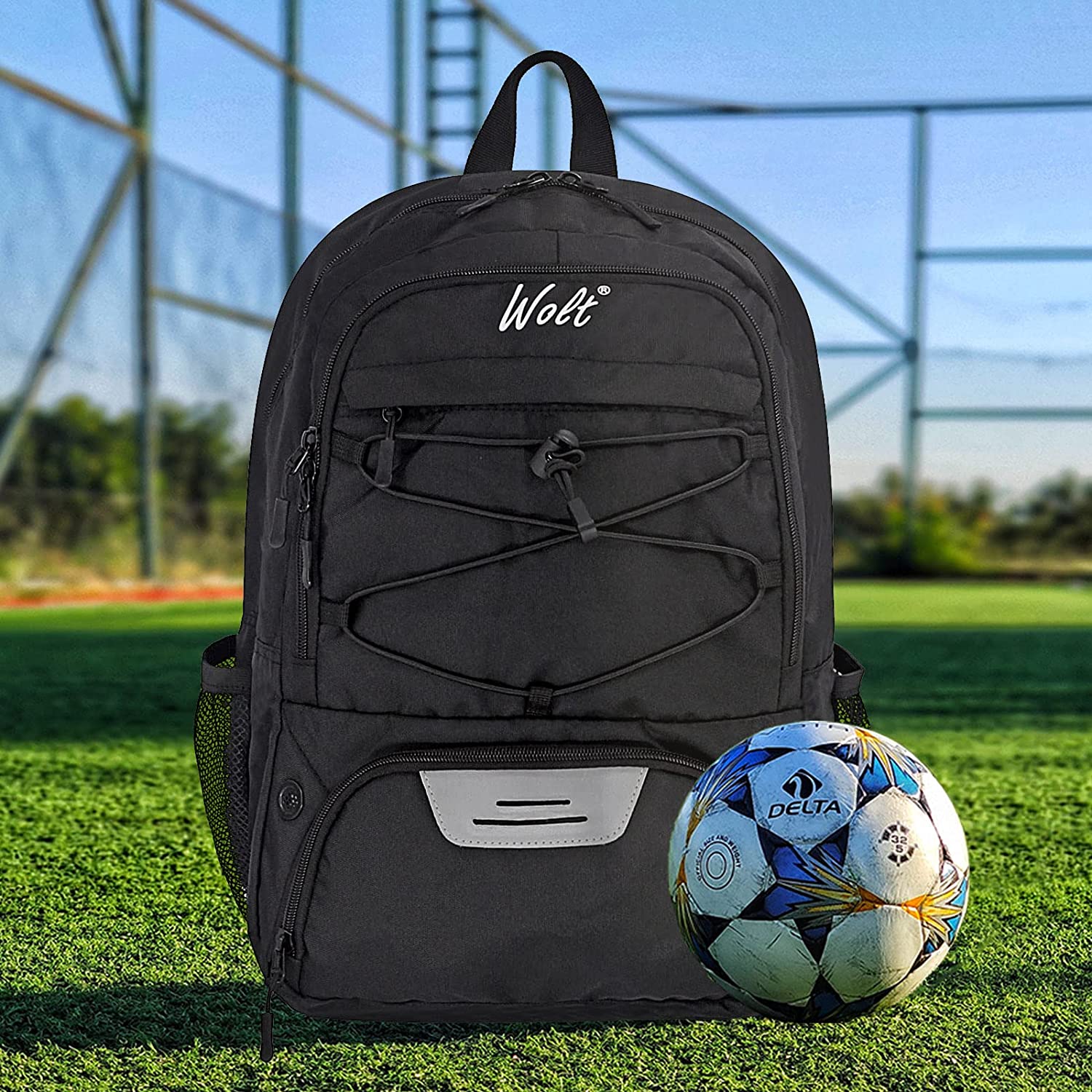 WOLT Soccer Bag Backpack with Shoe Compartments photo 7