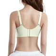 thumbnail image 4 of Gytharion Women's Soild Color Lace Wireless Bras Push-up Breathable Underwear Bras Lightly Comfortable Bras,34B-40B, 4 of 4