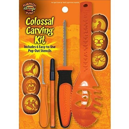 Fun World Colossal Carving Kit, One Size, Green