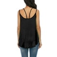 thumbnail image 3 of Gomelly Ladies Tank Tops Sleeveless Pullover Vest Summer Top Women Basic Vaction Camisole Crew Neck Cami Black L, 3 of 4