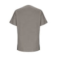 thumbnail image 5 of Htigea Plus Size Short Sleeve Tops for Women Casual Loose Fit T-Shirt Summer V-Neck Pullover Tee Gray XL, 5 of 7