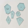 thumbnail image 2 of 300 Pieces Paper Patchwork Shapes Acrylic Quilt Template Quilting Patchwork Patchwork Craft Sewing-hy, 2 of 5