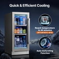 thumbnail image 5 of Ca'Lefort 15'' Beverage Refrigerator,Single Zone Beverage Fridge with Stainless Steel Door Frame, 5 of 9