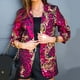 thumbnail image 2 of Chaqueta de punto de manga larga con estampado de leopardo para mujer Pompotops  qwe15095, 2 of 9