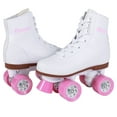 thumbnail image 3 of Chicago Girl's Classic Quad Roller Skates White Junior Rink Skates, Size J13, 3 of 7