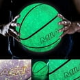 thumbnail image 3 of VEZLOP Basketball, Glow in the Dark Basketball, Glowing Composite Leather Luminous Basketball Gift for Youth, Men, Women, Indoor-Outdoor Night Basketball Size 7(29.5") / 6(28.5") / 5 (27.5") with Pump, 3 of 6